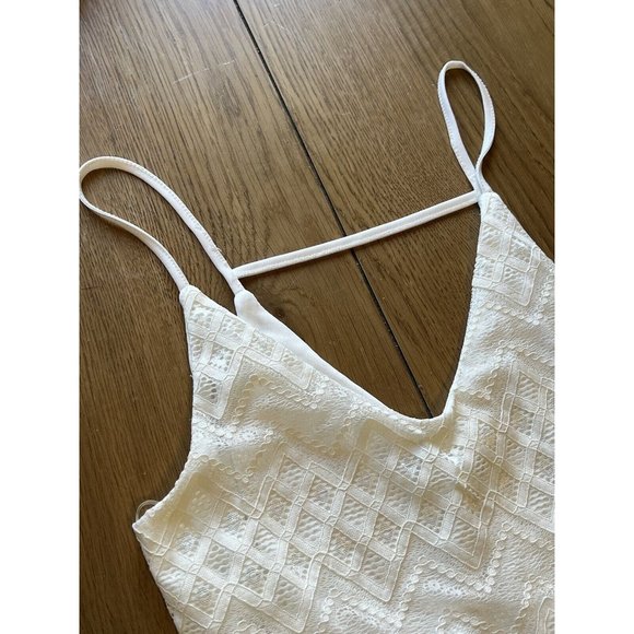 Emerald Sundae Cocktail Dress, Size Small, Lacey White - Picture 4 of 10